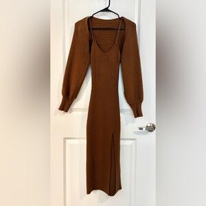 Two Piece Sweater Dress